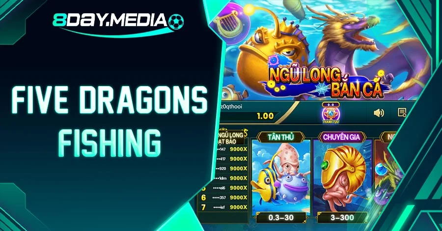 cách chơi Five Dragons Fishing