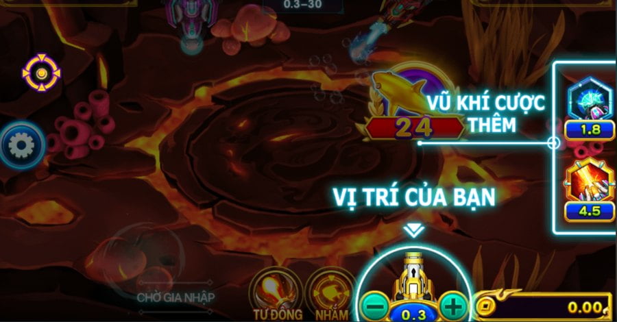 chiến thuật chơi Five Dragons Fishing