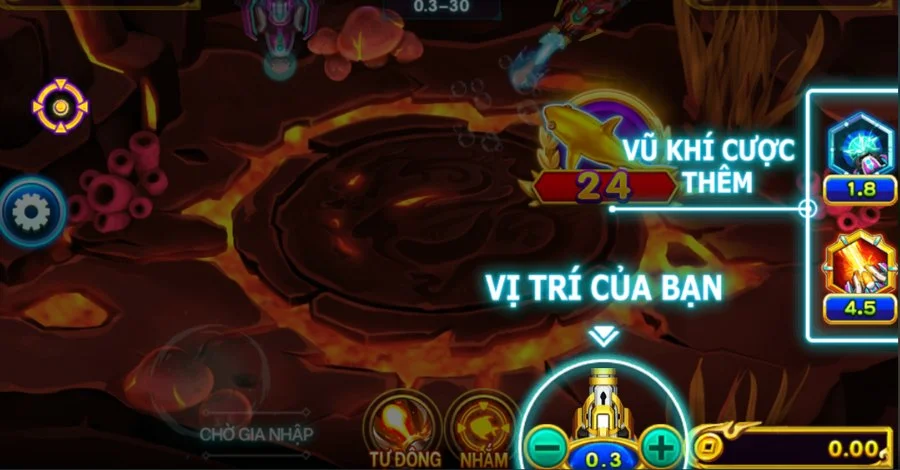 chiến thuật chơi Five Dragons Fishing