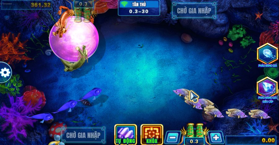 chơi Dragon Fishing trên website 8DAY