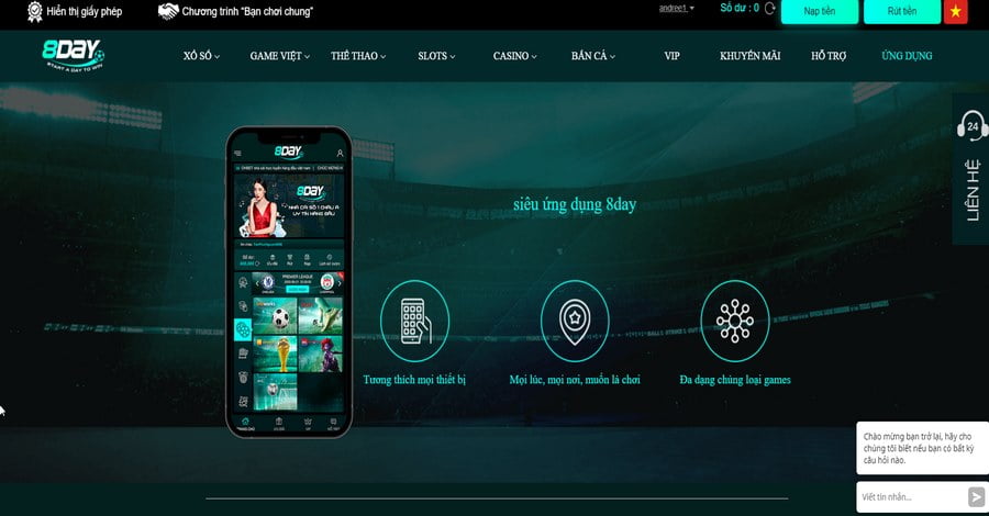 Tải app của 8DAY trên Android