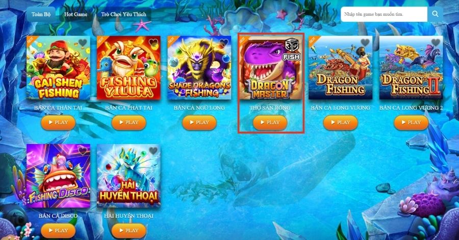 Dragon Master hay còn được biết đến với cái tên là săn cá khủng long