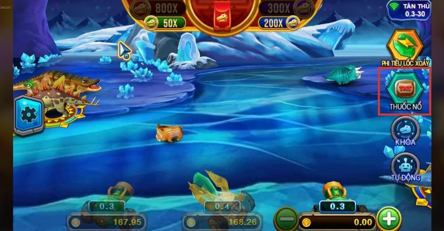 Tính năng nổ có lẽ đã quá quen thuộc với nhiều tay chơi lâu năm tại Dragon Master