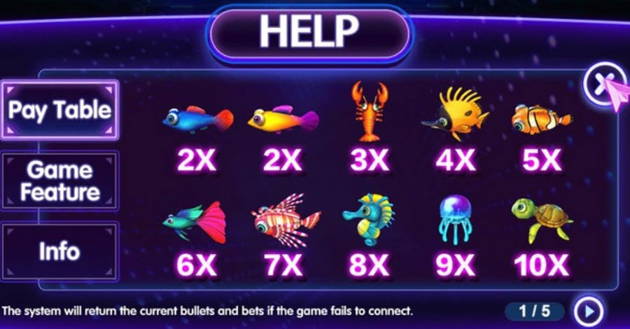 Một điều thú vị mà bạn có thể thấy trong game đó là các loại cá khác nhau