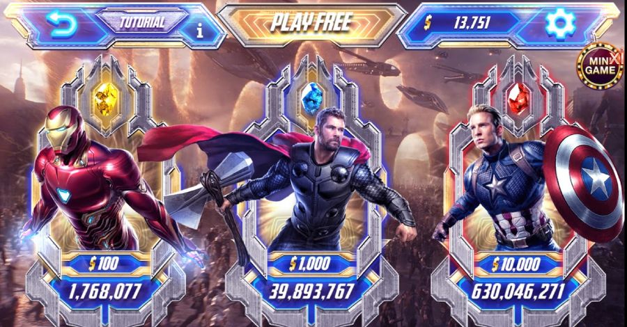 Avengers là game nổ hũ ăn thưởng không thể bỏ qua